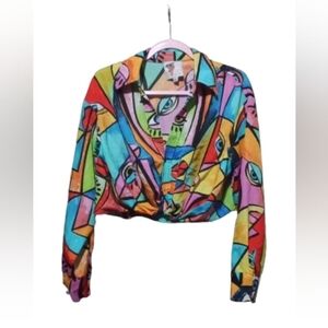 Live 4 Truth "ABSTRACT FACES" Blouse